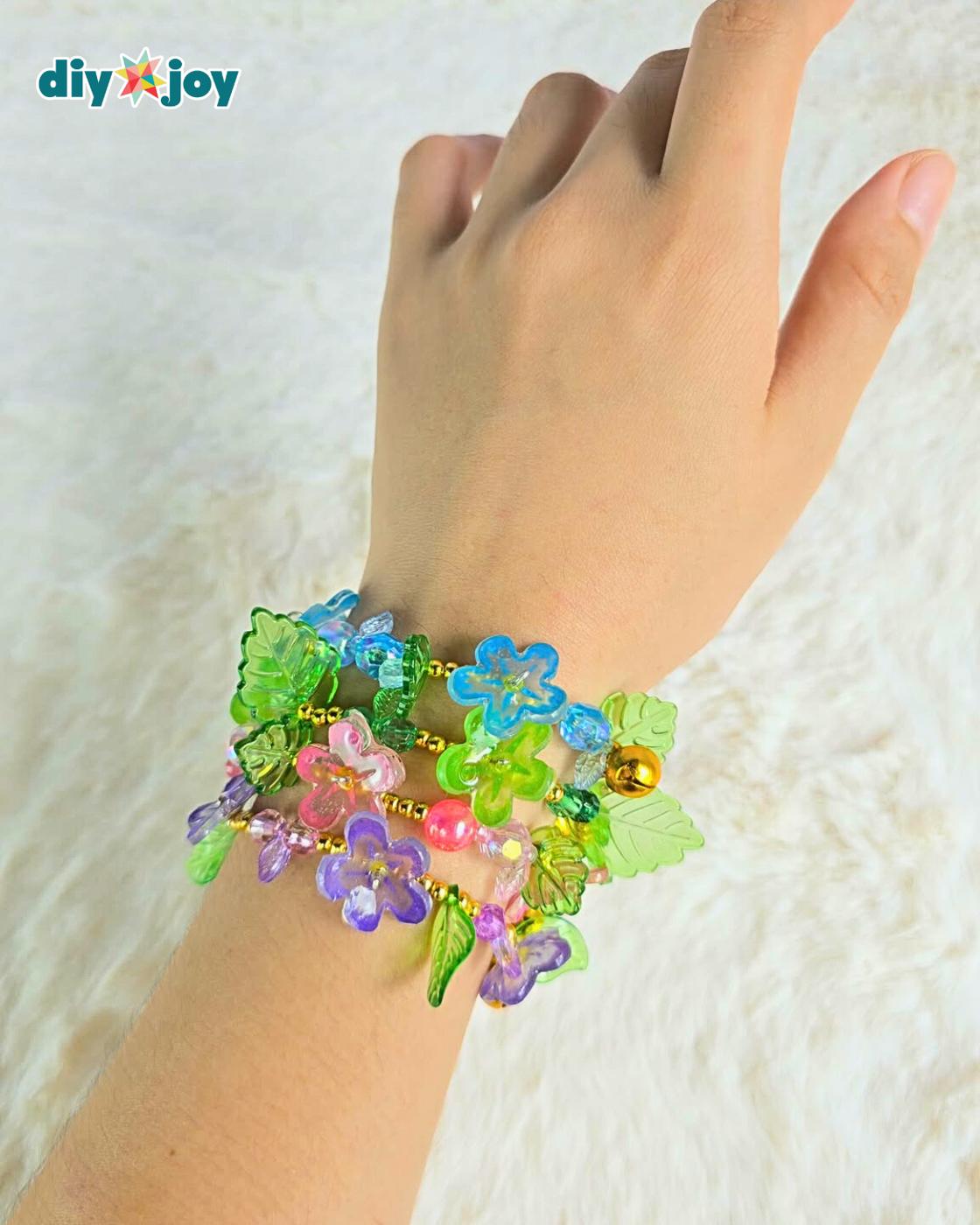 Easy Shrinky Dink Flower Bracelet