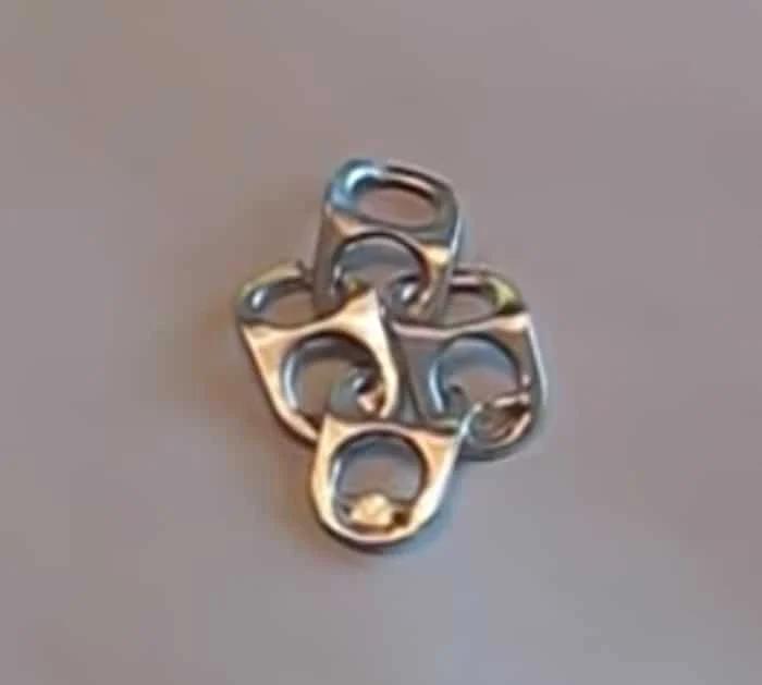 How to make chainmail from the tops of soda cans