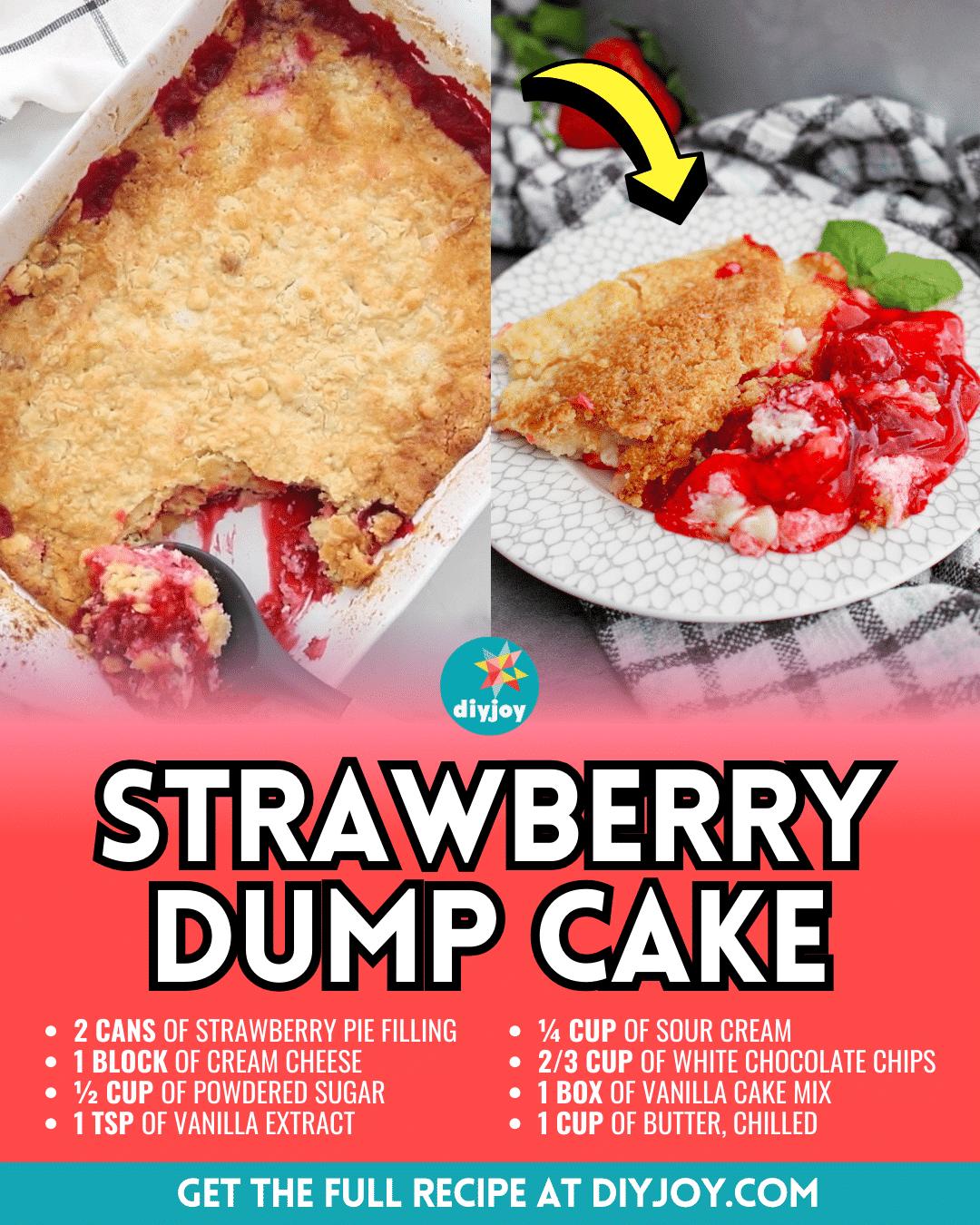 Easy Strawberry Dump Cake Recipe