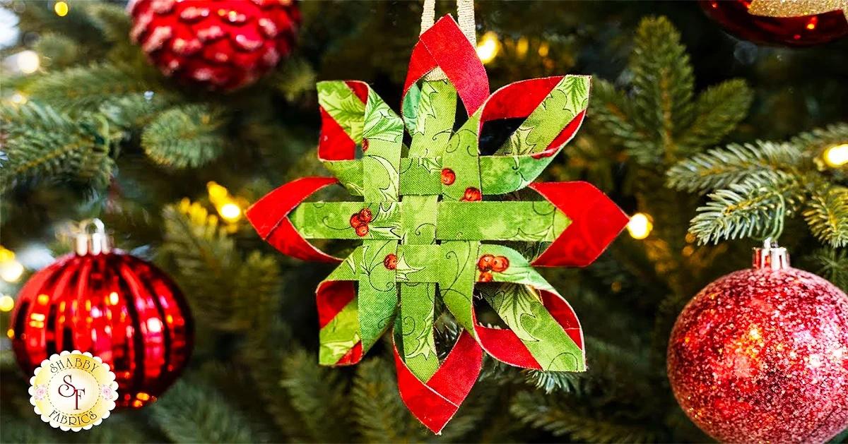 How To Make A No-Sew Scandinavian Star Ornament