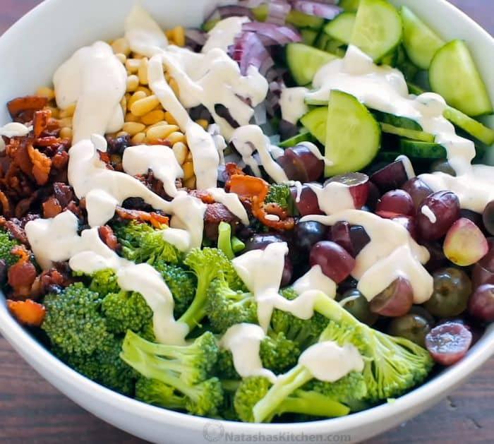 How to Make Broccoli Grape Salad