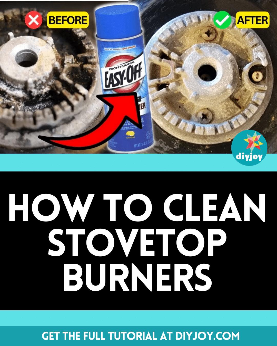 How To Clean Greasy Stovetop Burners
