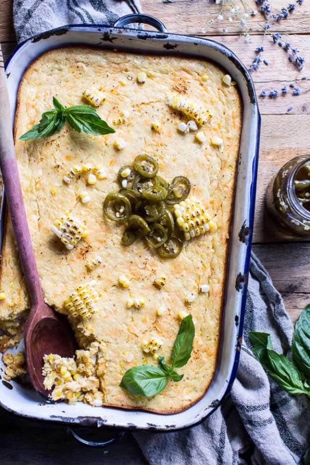 4th of July Recipes Corn Casserole at #fourthofjuly