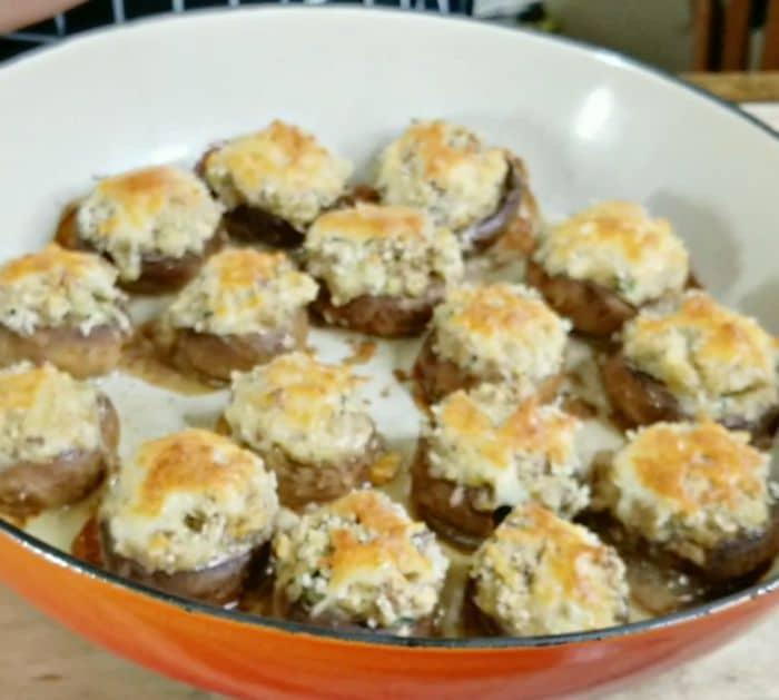Easy To Make Cheesy Sausage Stuffed Mushrooms