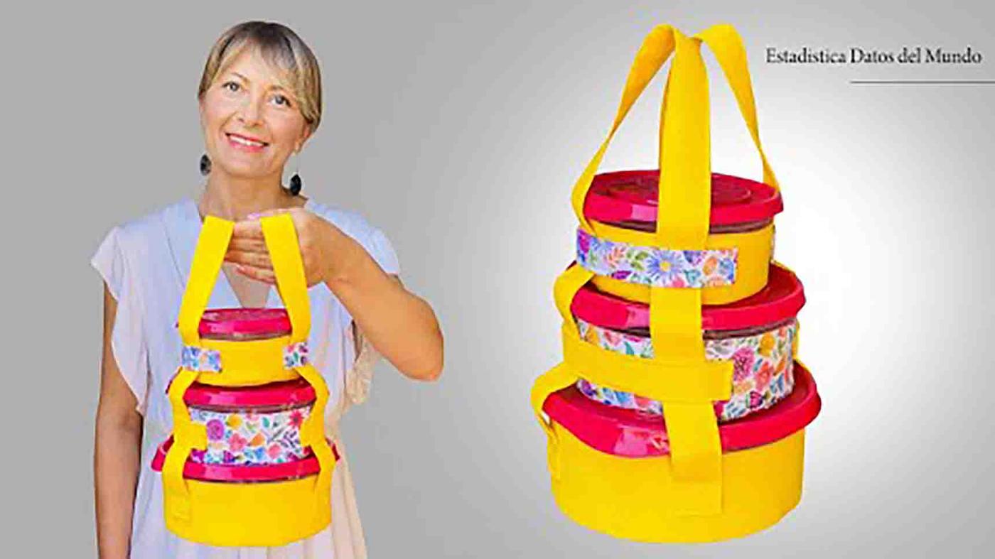 DIY Food Carrier For Work Or Travel