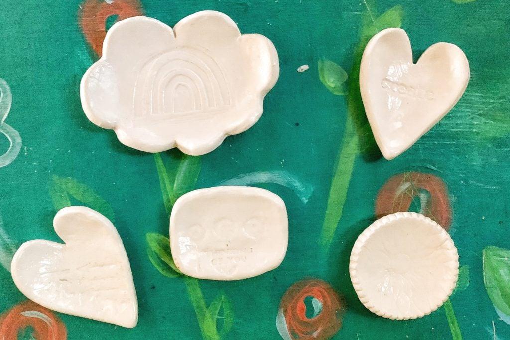 Air Dry Clay Trinket Dishes, worth adding to the gift giving list and a gift worth doubling for extra recipients