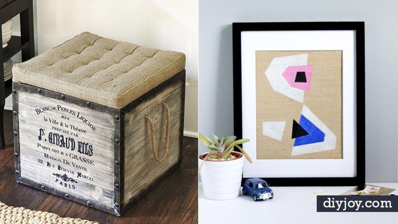 34 Creative DIY Burlap Decor Ideas