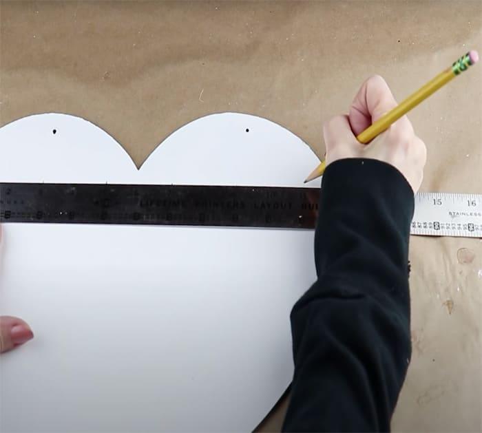 diy valentines wreath materials