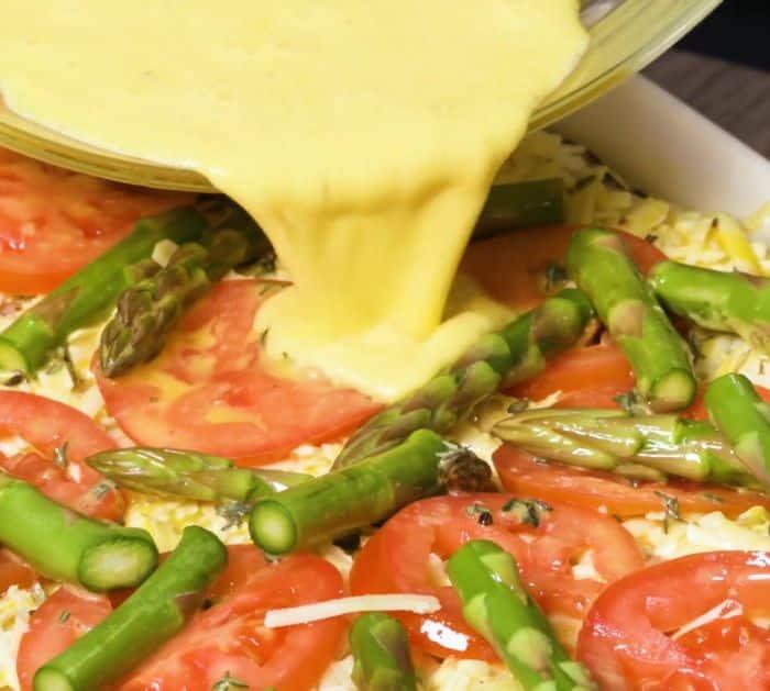 How to Make Ham And Asparagus Strata