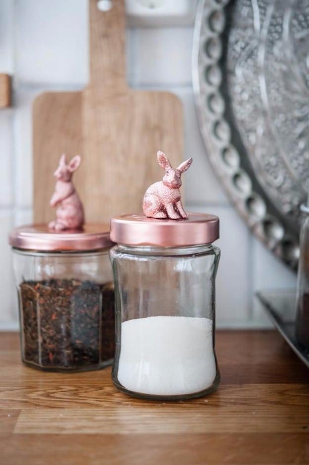 Spray Painted Bunny Canister Lids, a fast weekend build even for a novice and proof a small change makes a real difference