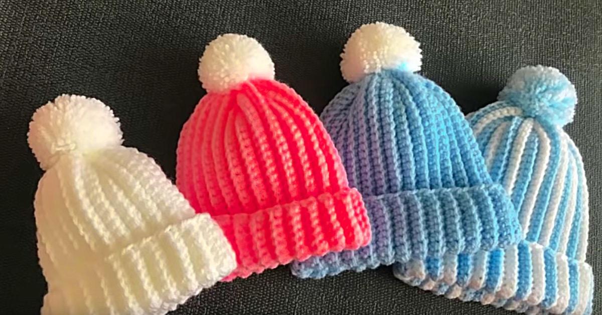 How To Crochet A Baby Hat