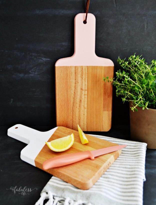 DIY Painted Cutting Boards, easy to pull off with basic supplies and a favorite that gets compliments every time