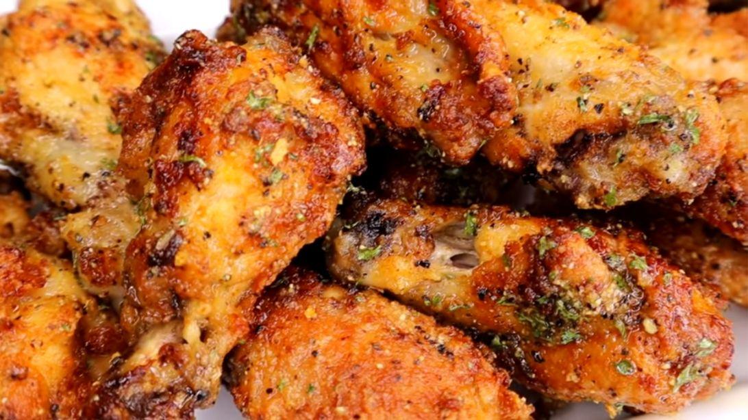 Super Crispy Air-Fried Lemon Pepper Wings