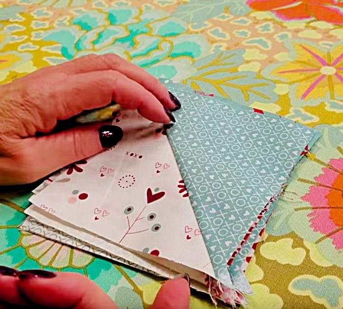 Learn to sew a Valentine Sweetheart Quilted Table Runner with Donna Jordan