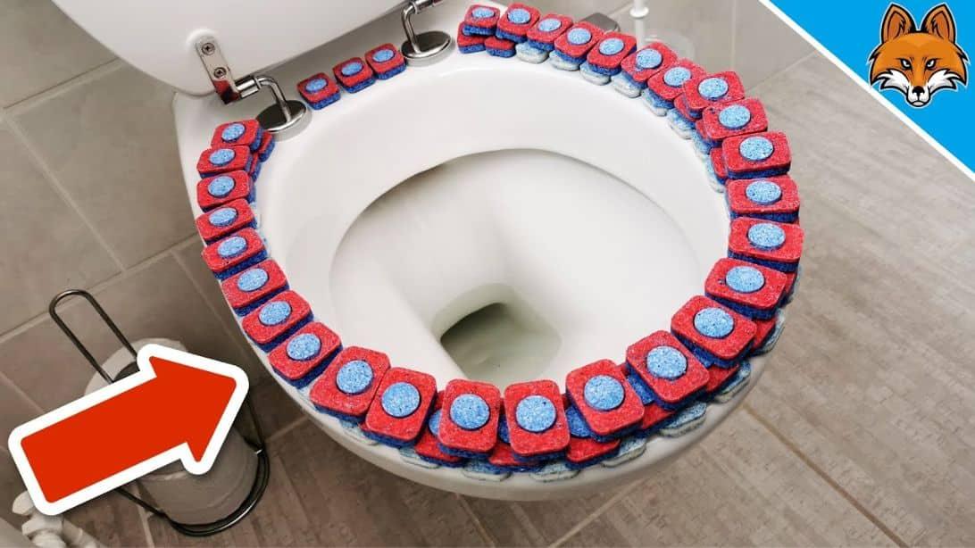 How to Clean Your Entire Bathroom with a Dishwashing Tab