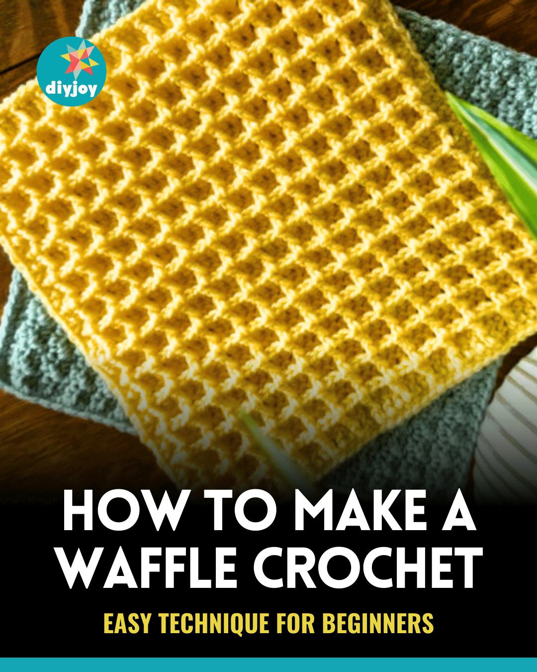 How To Crochet The Waffle Stitch