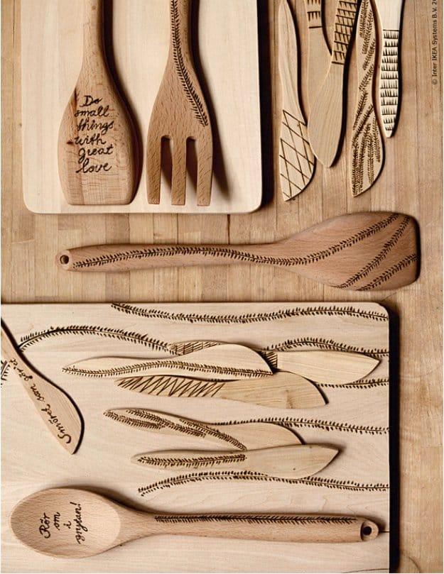 IKEA Hack Wood Etched Utensils, fast enough to squeeze in before anyone notices and the fix worth remembering