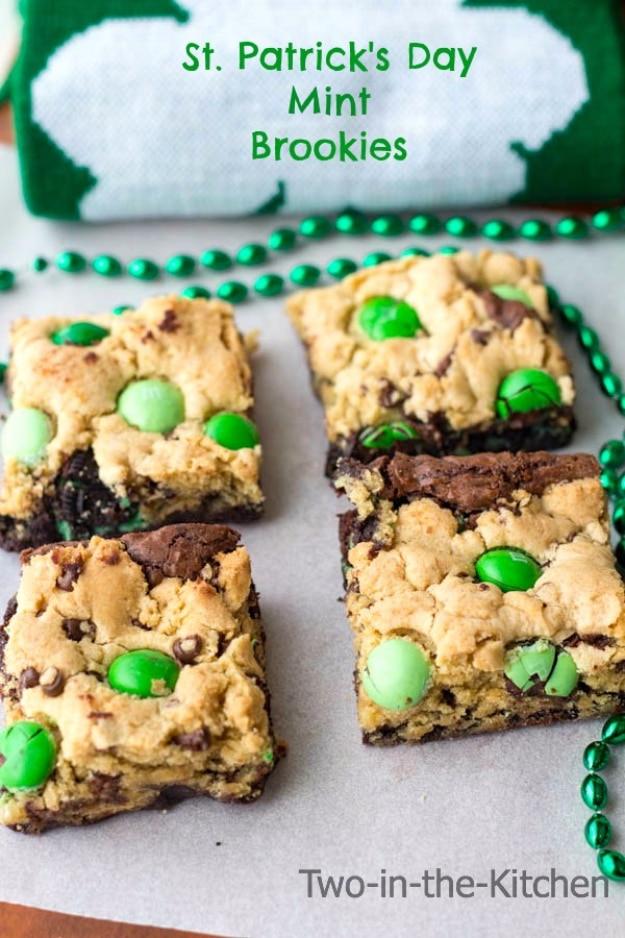 DIY St Patricks Day Ideas - St. Patrick's Day Mint Cookies - Food and Best Recipes, Decorations and Home Decor, Party Ideas - Cupcakes, Drinks, Festive St Patrick Day Parties With