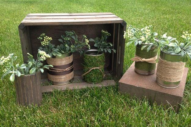 Make Your Own Flower Pot, forgiving enough to redo without wasting materials and the centerpiece that gets noticed right away