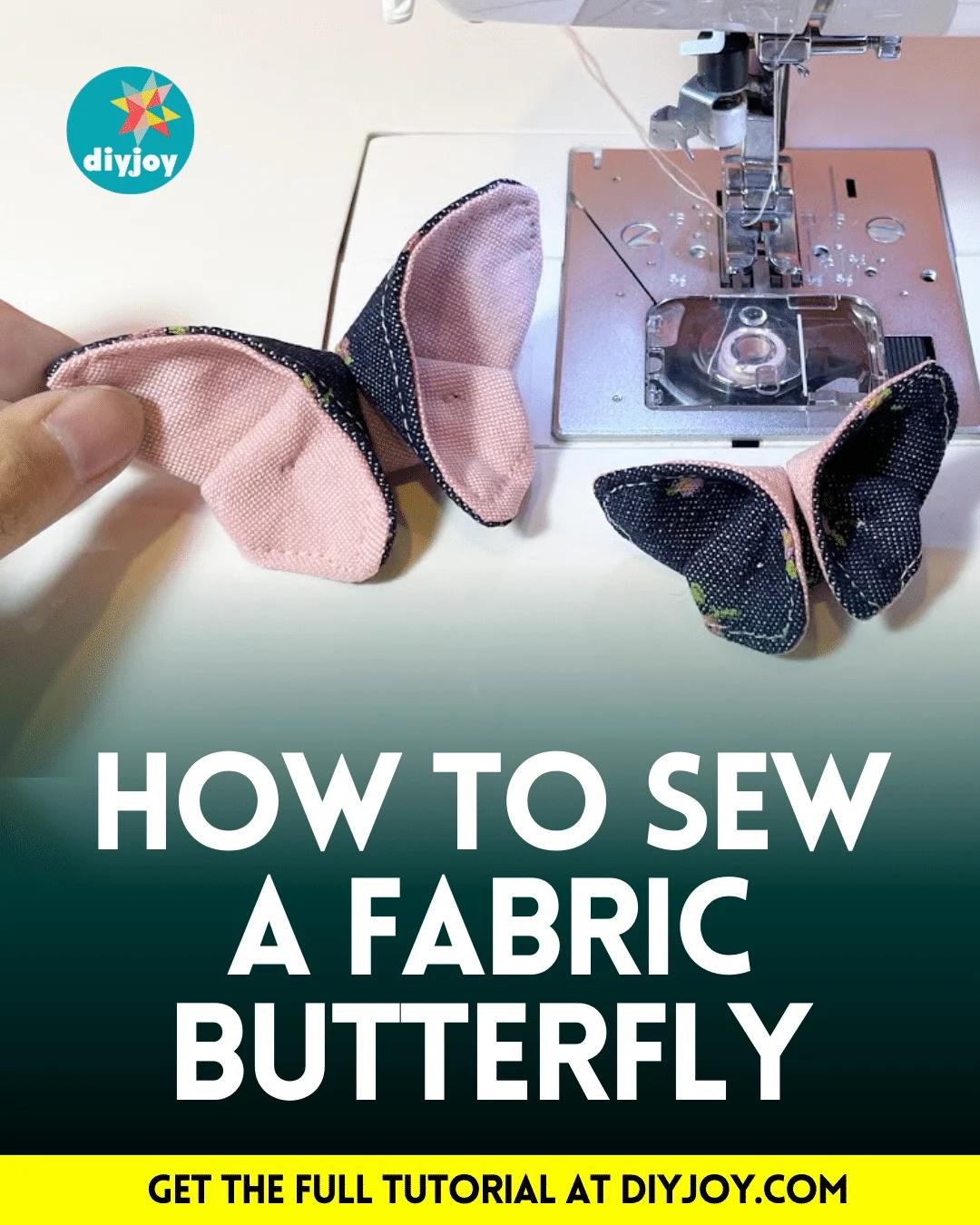Easy Fabric Butterfly Sewing Tutorial