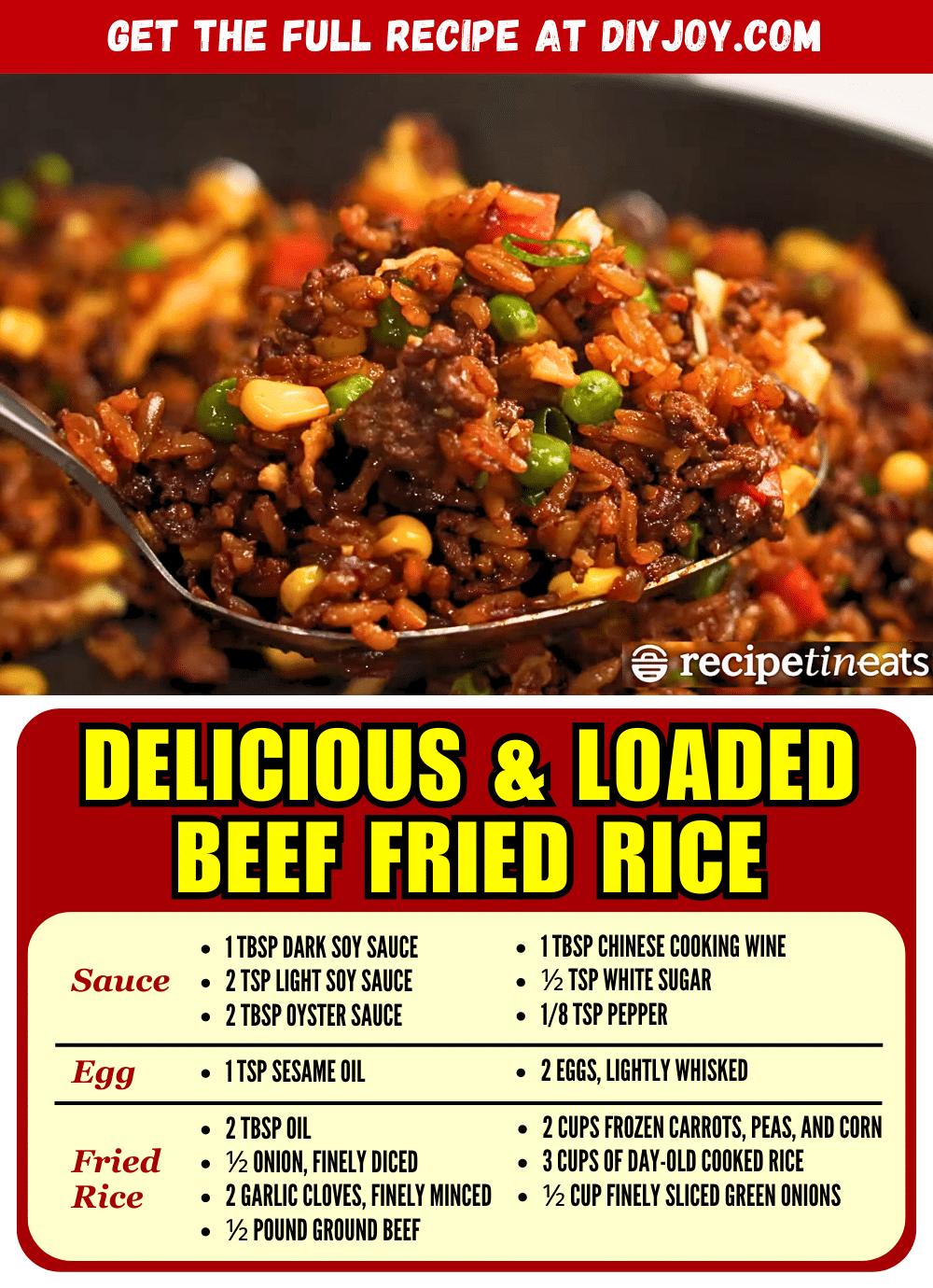 How To Make Delicious And Loaded Beef Fried Rice
