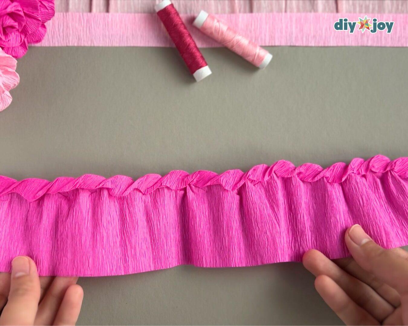 Homemade Crepe Paper Flowers