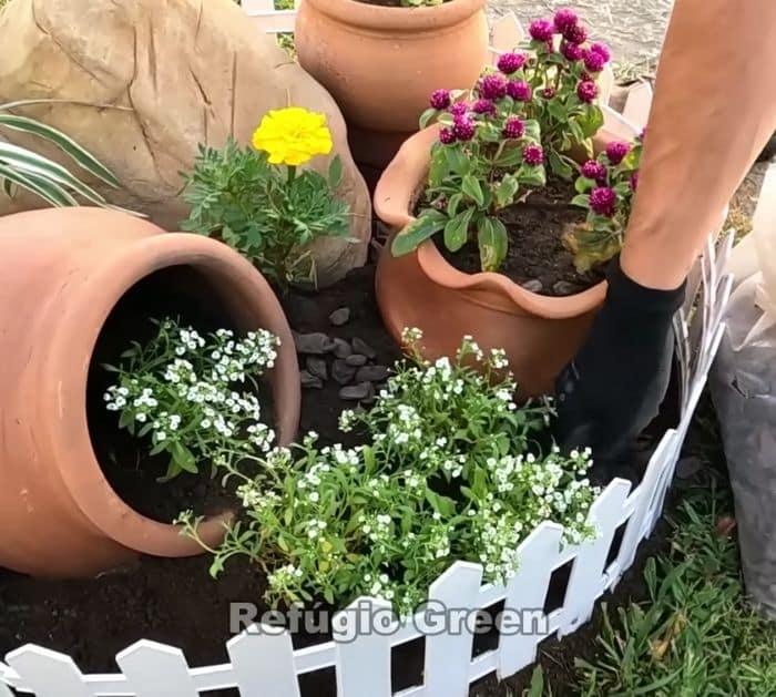Easy DIY Cottage-Style Miniature Garden Tutorial