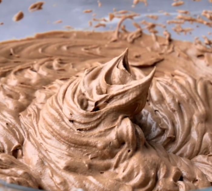Make a chocolate mousse recipe using only two ingredients