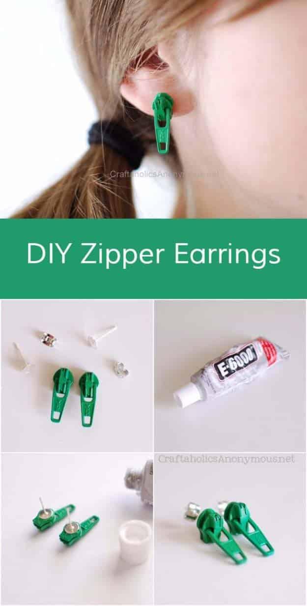 Cute Zipper Earrings, a popular choice on this list and a handmade present that feels extra personal