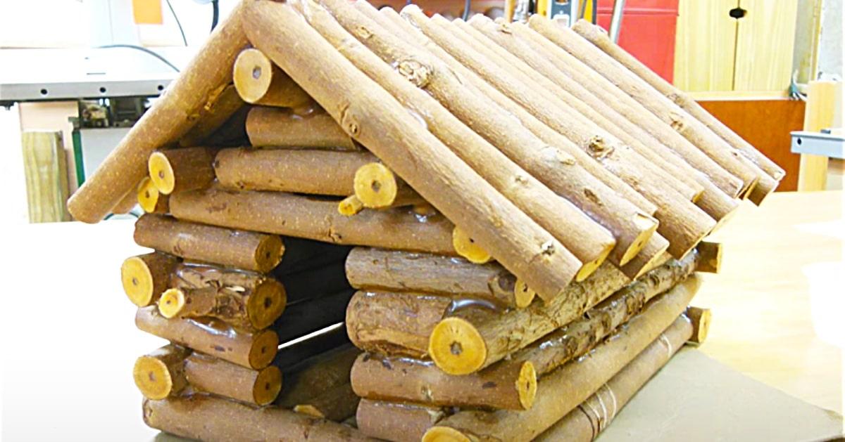 How To Make A Log Cabin Birdhouse