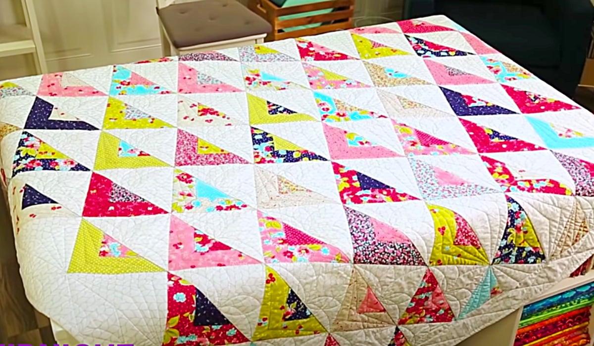 Scrappy Triangle Quilt Pattern