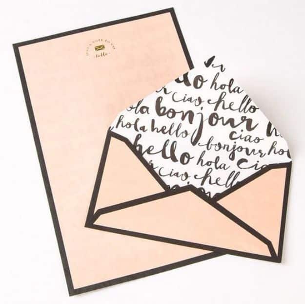 Bijou Desk Stationery, a paper craft idea, easy to scale up for a whole batch and a keepsake worth handing down
