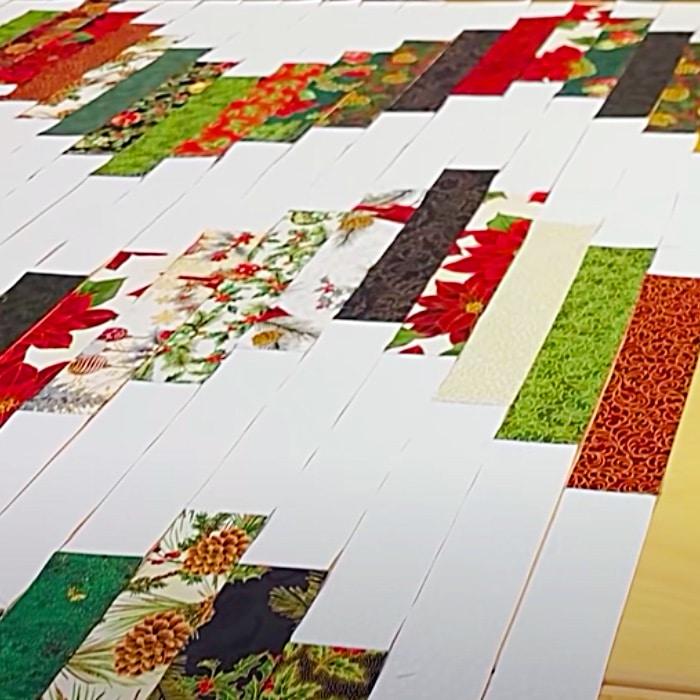Christmas In July Candy Cane Quilt - How To Make A Quilt - Easy Quilt Pattern