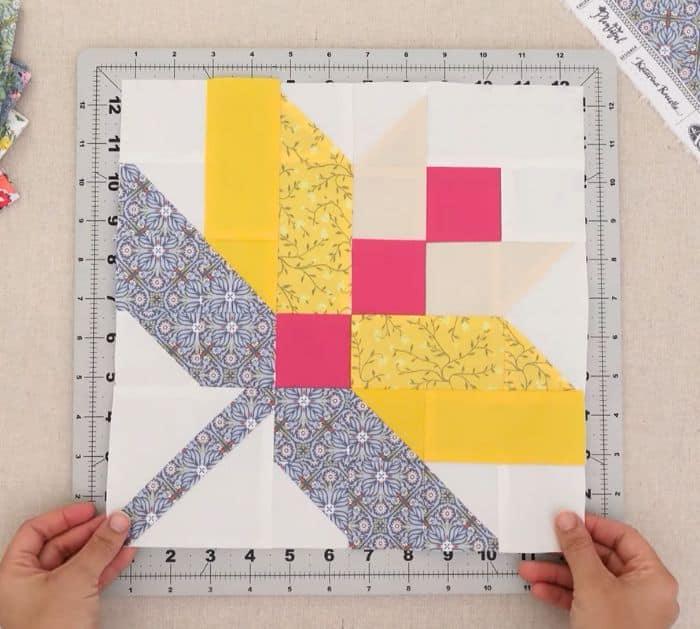 How to Make Flora Quilt Block