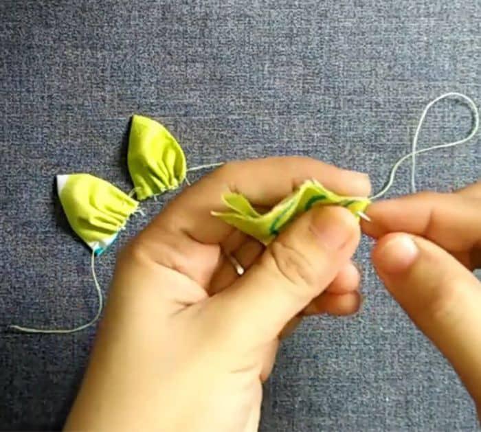 Easy Fabric Flowers Sewing Tutorial