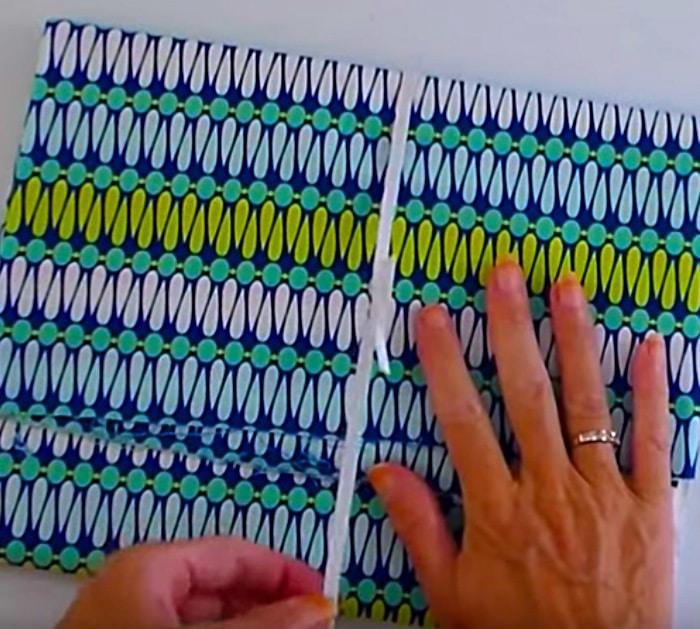 How to fold and store fabric