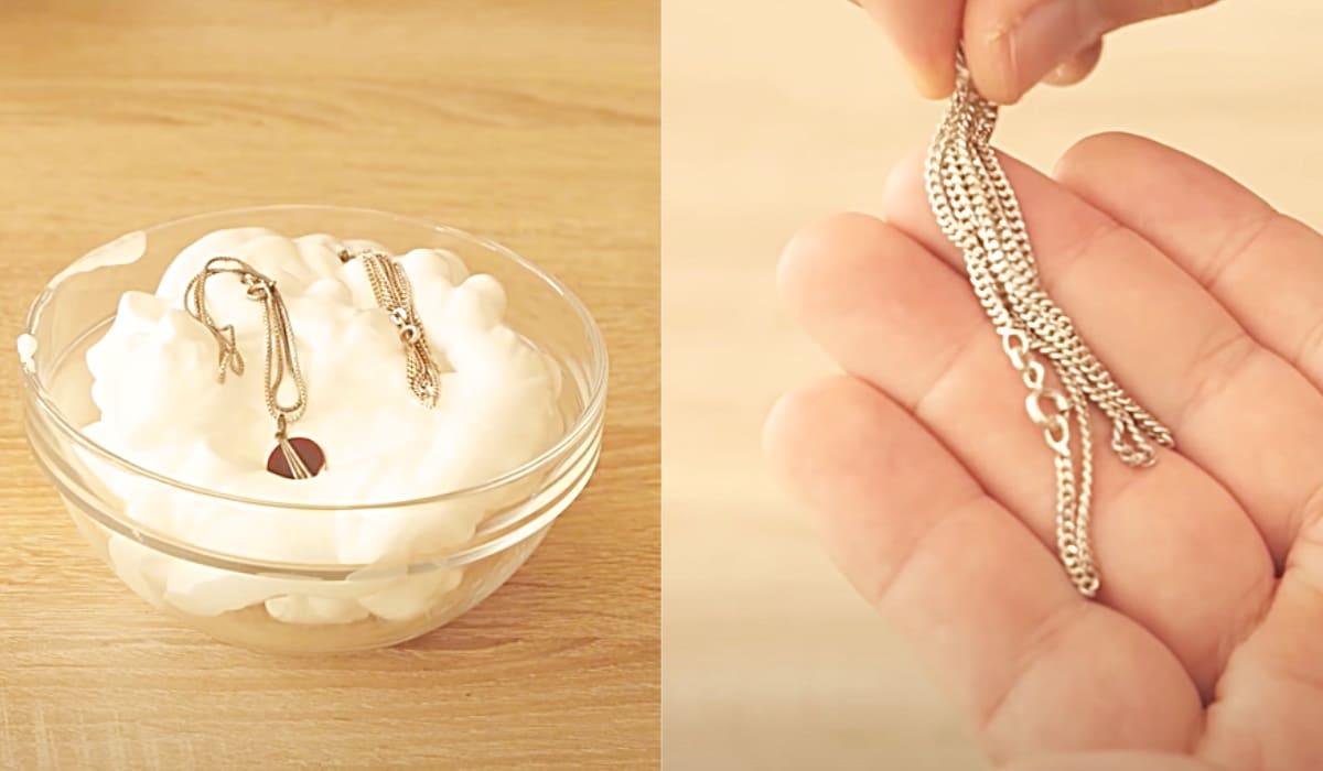 How To Clean Jewelry With Shaving Foam