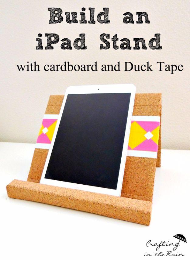 Duck Tape iPad Stand, low effort with a real payoff and proof the smallest fix can make the biggest difference