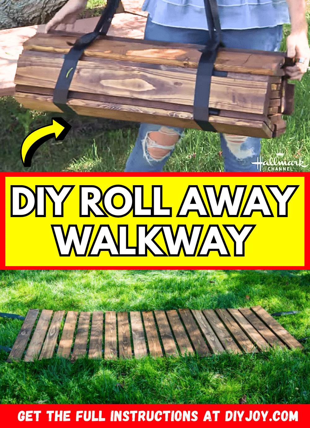 How To Make A DIY Roll Away Walkway