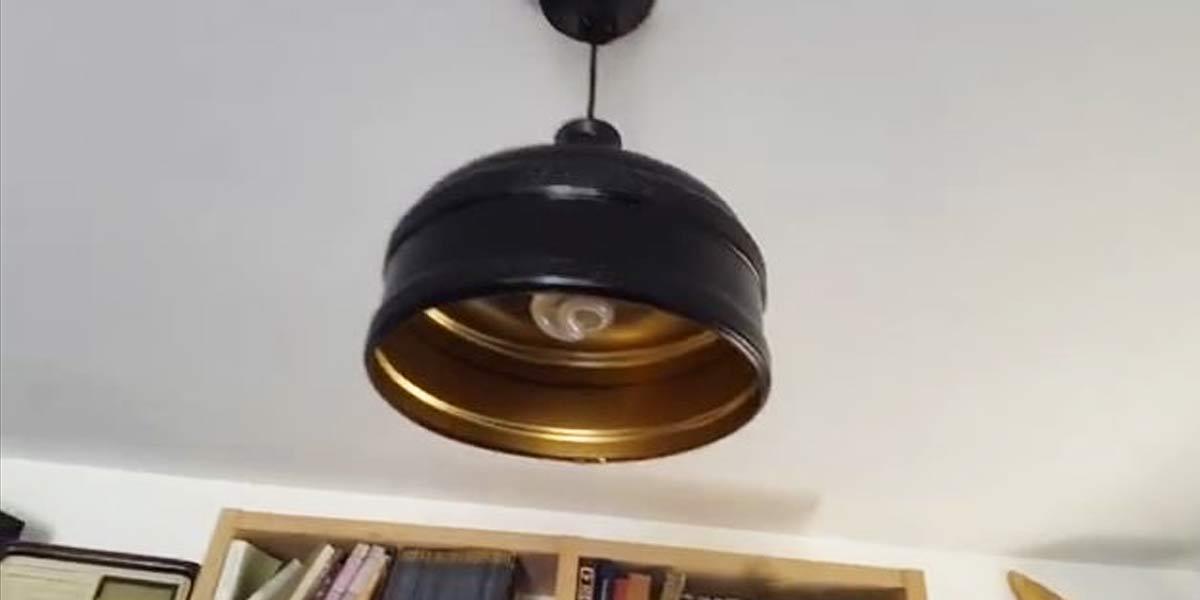I Was Shocked When I Saw What He Made This Pendant Light Out Of And You Will Be Too!