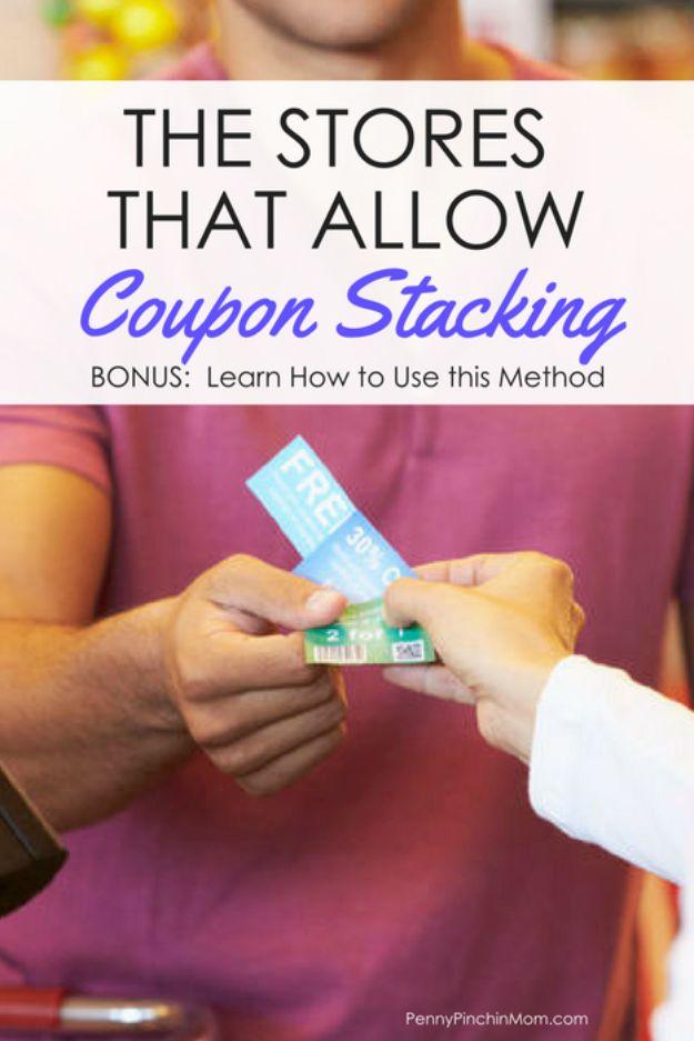 Ways to Save Money in 2018 - Stacking Coupons And The Stores That Allow It - Easy Money Saving Ideas and Tips for Budgeting - Cool Idea for Budget Planning and Smart Financial Advi
