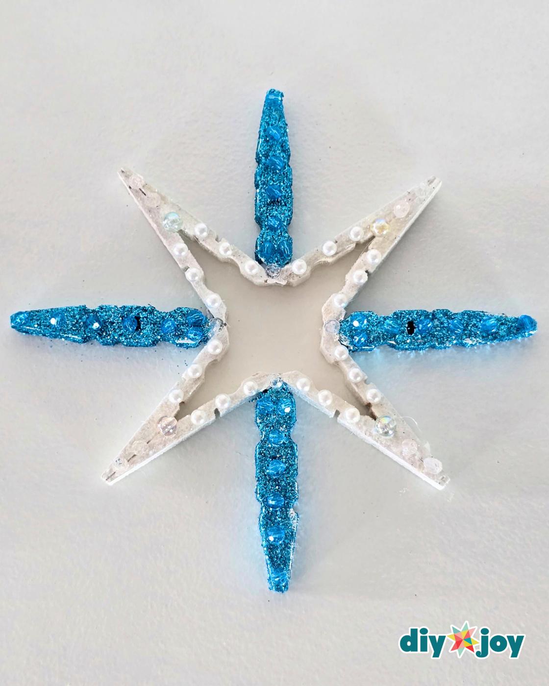 Easy Christmas Ornaments Clothespin Snowflake — 🌟 why you’ll love this