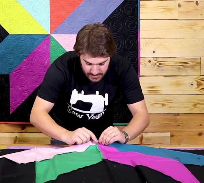 Easy Huge Lone Star Quilt Block Tutorial
