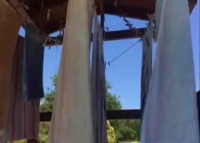 Line drying your clothes while keeping them soft