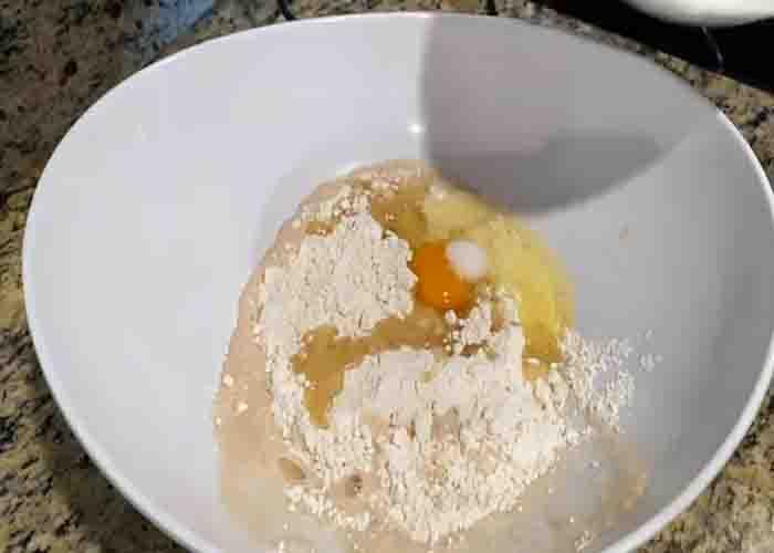 Making the Olive Garden breadstick dough