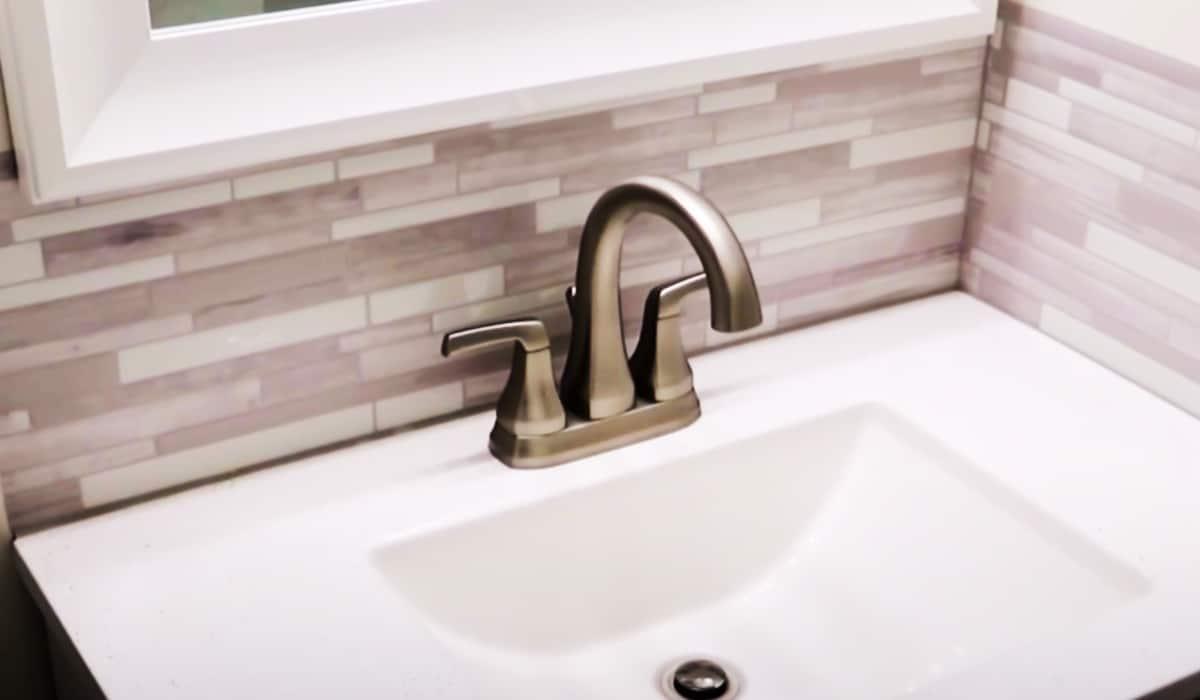 DIY Peel And Stick Backsplash