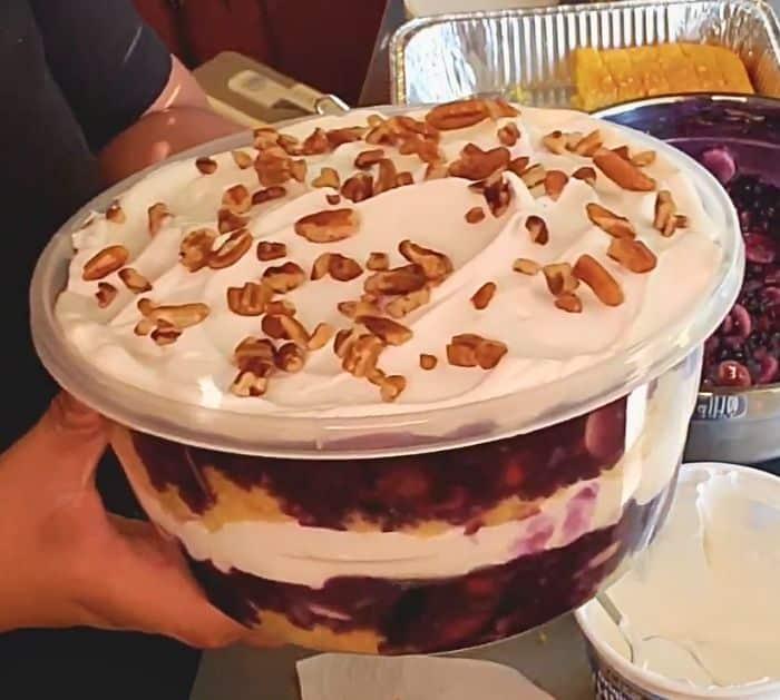 How to Make Blueberry Punchbowl Cake