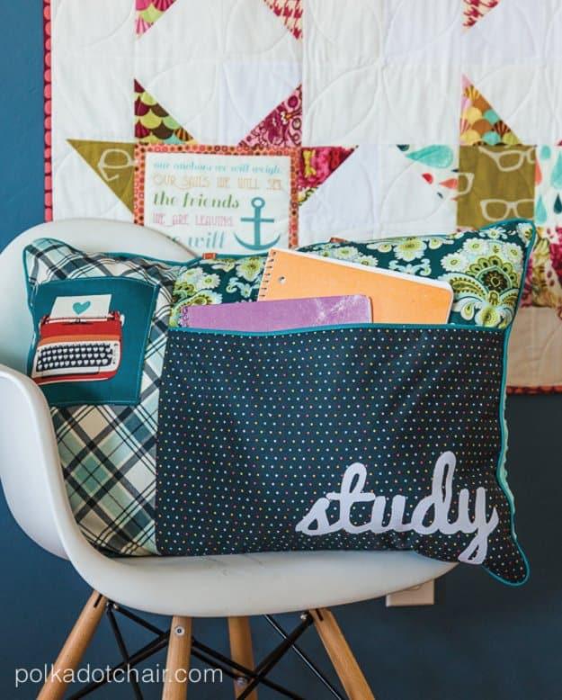DIY Sewing Gift Ideas for Adults and Kids, Teens, Women, Men and Baby - Study Pillow - Cute and Easy DIY Sewing Projects Make Awesome Presents for Mom, Dad, Husband, Boyfriend, Chi