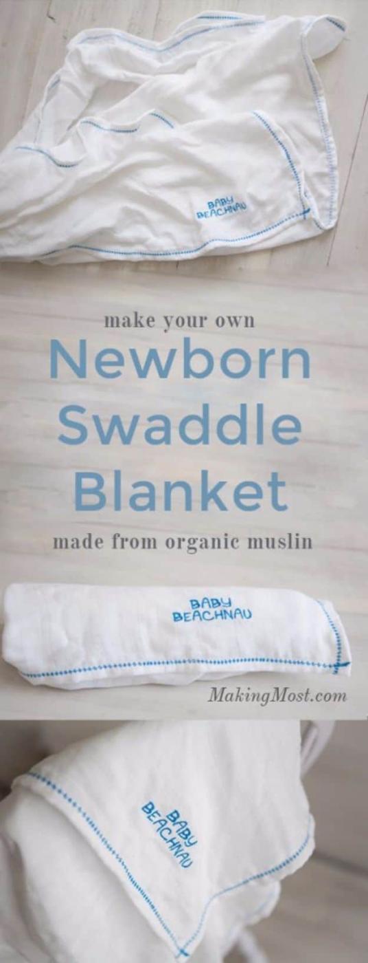 Newborn Swaddle Blanket, a handmade nursery treasure, quick to set up on a rainy afternoon and a keepsake worth handing down
