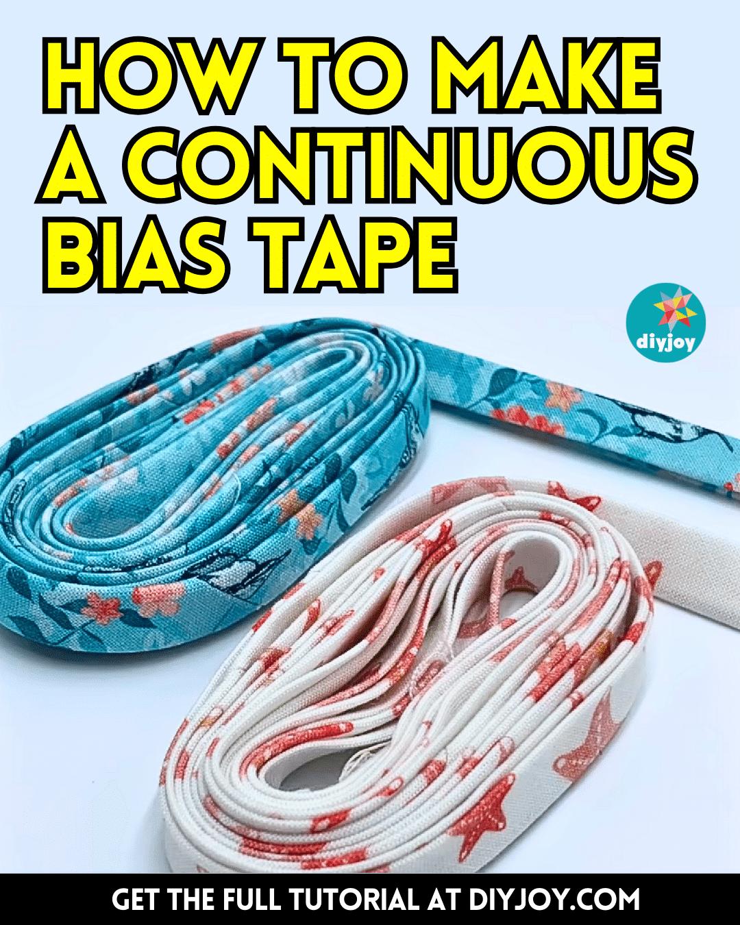 Easy Continuous Bias Tape Tutorial For Beginners